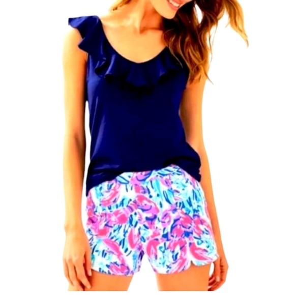 Lilly Pulitzer Hazelle Stretch ShortsCracked Up Lobster 🦞 Size 6